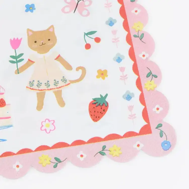 Meri Meri Grandes serviettes de table - Club des Chatons
