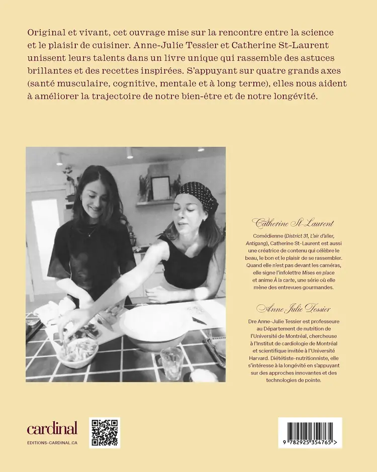 Éditions Cardinal Livre - Mange ta vie - Science, saveurs et santé