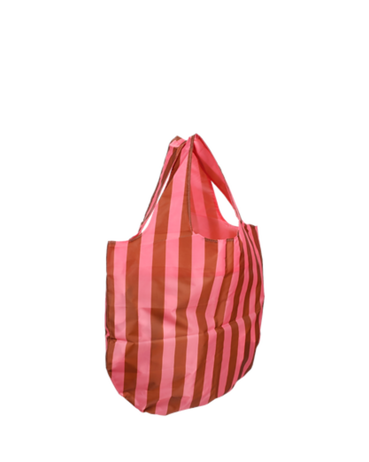 Ole Sac réutilisable - Rayé - Rouge + Rose