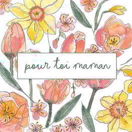 Carte de souhaits - Pour toi maman