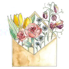 Stéphanie Renière Mini carte de souhaits - Alphonsine