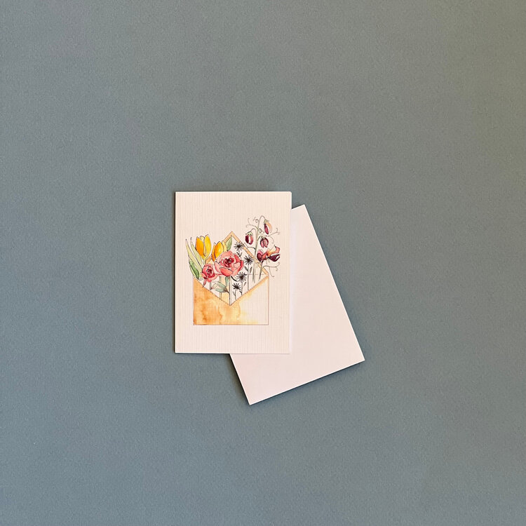 Stéphanie Renière Mini carte de souhaits - Alphonsine