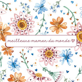 Stéphanie Renière Carte de souhaits - Meilleure maman du monde