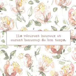 Stéphanie Renière Carte de souhaits - Ils vécurent heureux et eurent beaucoup de bon temps