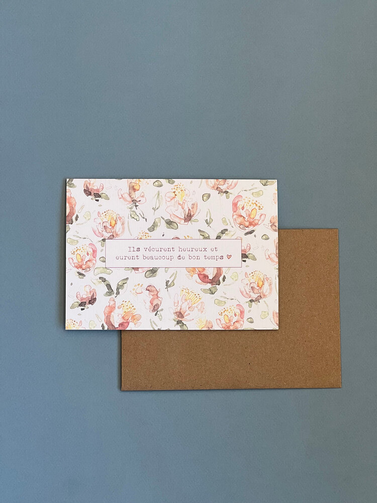 Stéphanie Renière Carte de souhaits - Ils vécurent heureux et eurent beaucoup de bon temps