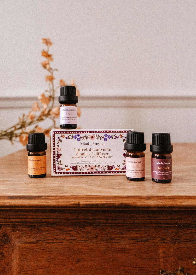 Mimi & August Coffret découverte d'huiles à diffuser