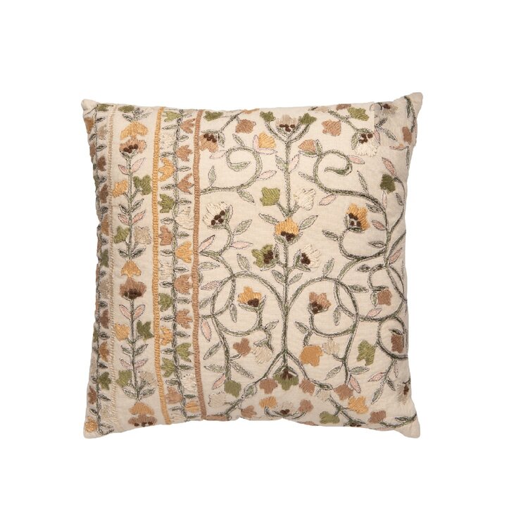 Danica Coussin brodé - Bloom 18 x 18 po