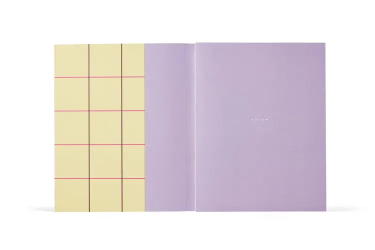 Notem Carnet UMA - Large - Carreaux jaunes