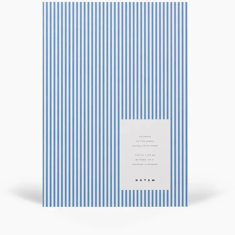 Notem Carnet Vita - Moyen - Ligné bleu