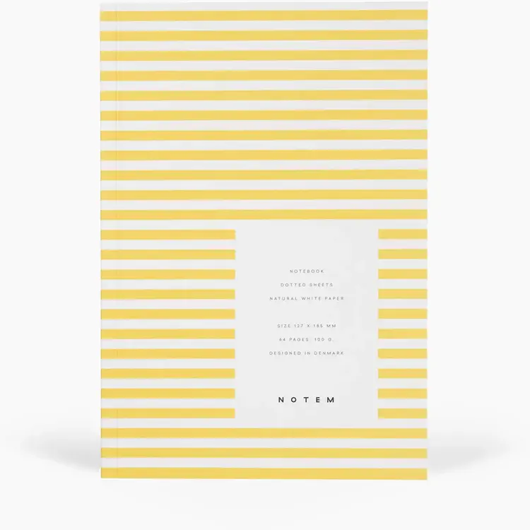 Notem Carnet Vita - Petit - Ligné jaune