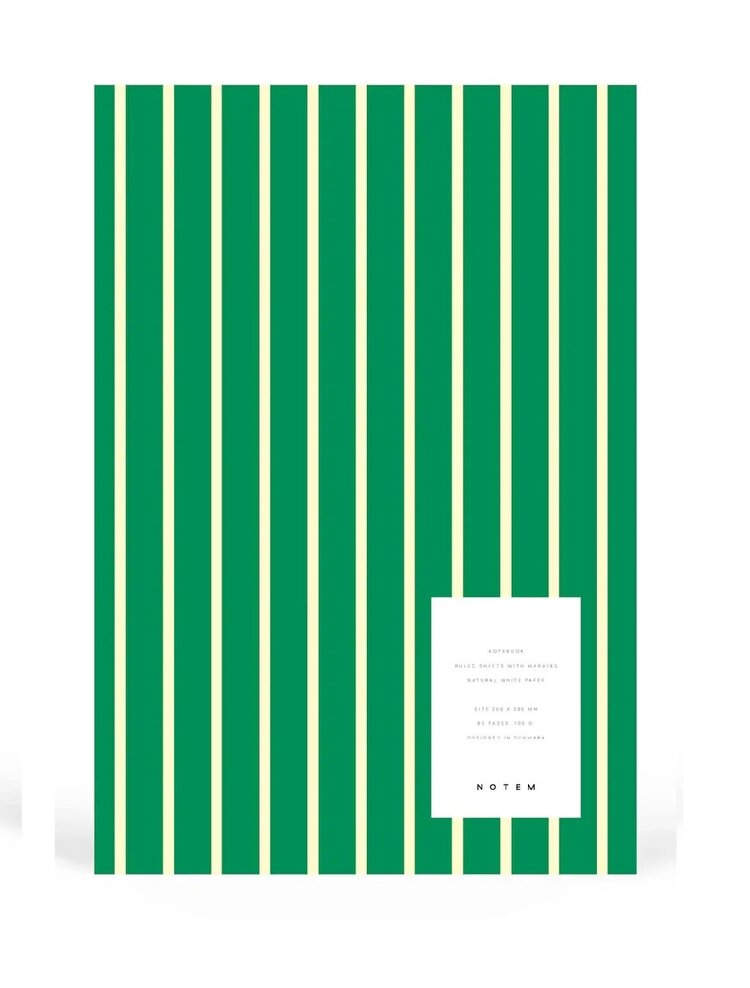 Notem Carnet Vita - Large - Vert & jaune