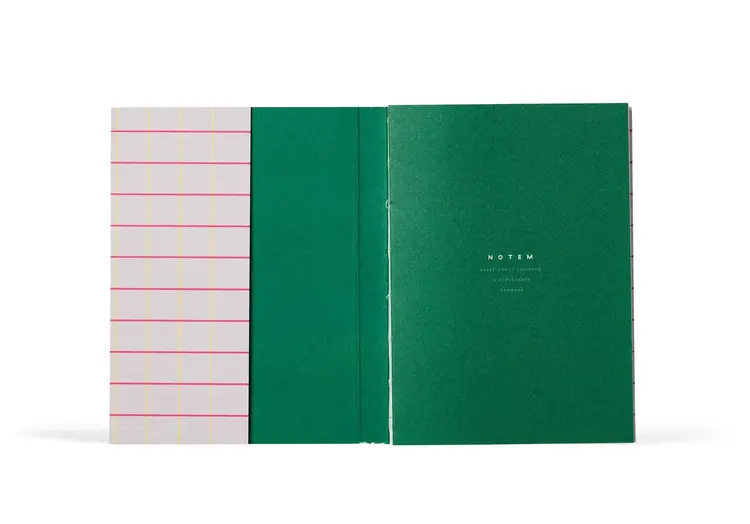 Notem Carnet UMA - Moyen - Carreaux lavande