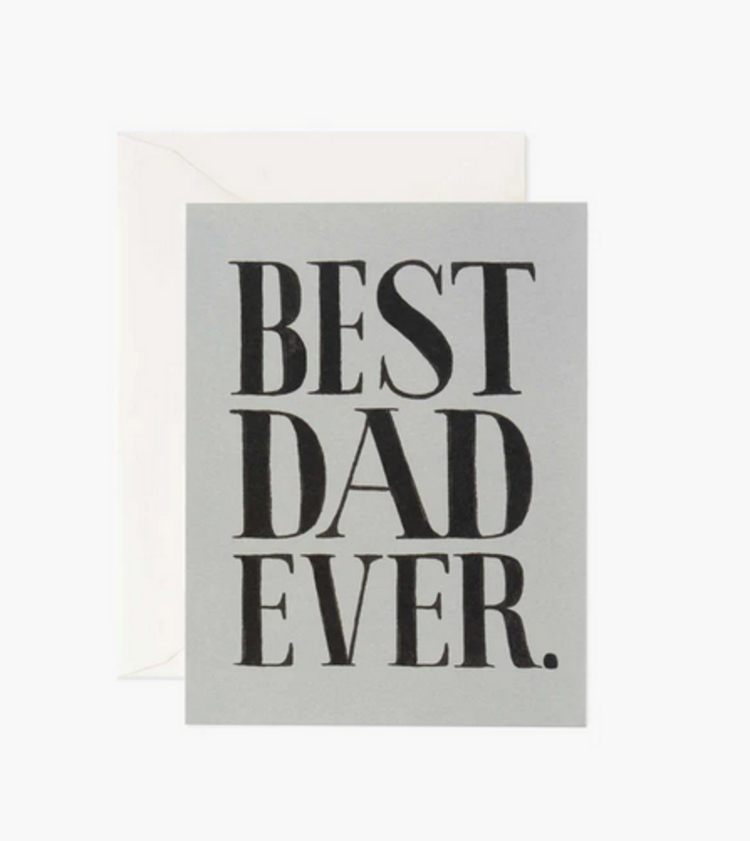Rifle & co Carte de souhaits - Best dad ever