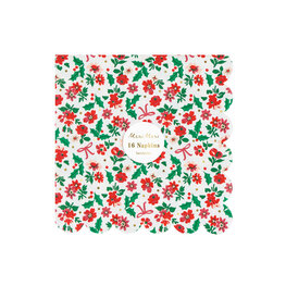 Meri Meri Grandes serviettes de table - Holly Ditsy