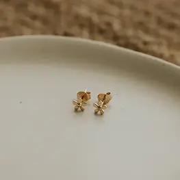 Soha & Co. Boucles d'oreilles - Camélia - Or Vermeil
