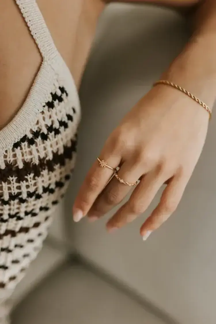 Soha & Co. Bague - Cléa - Or Vermeil - 7