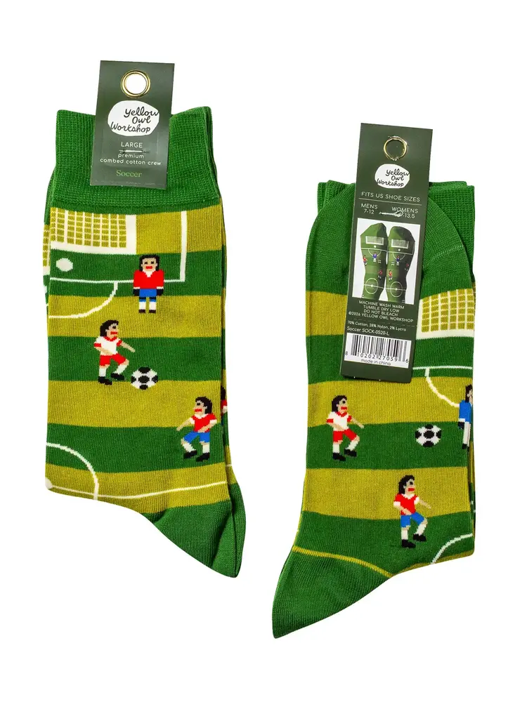 Yellow Owl Workshop Chaussettes pour homme - Soccer