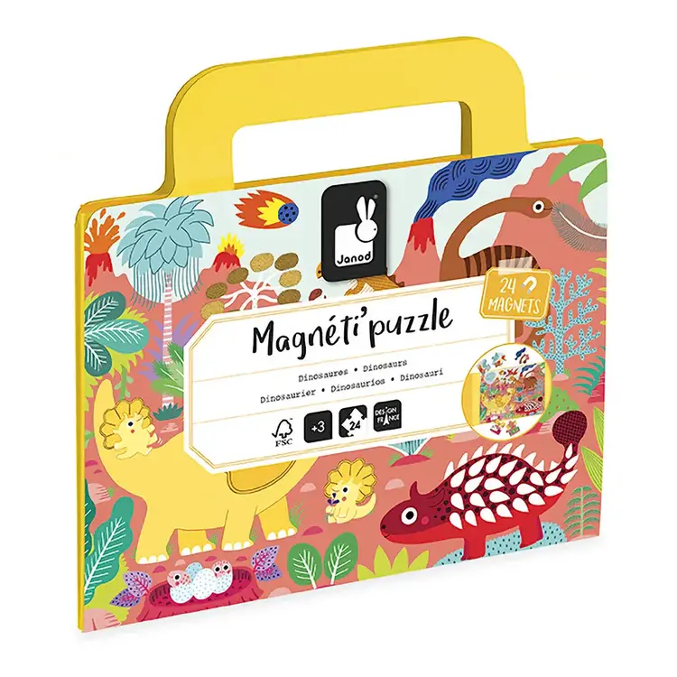 Janod Magnéti'puzzles: Dinosaures