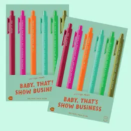 Talking out of turn Ensemble de stylo Jotter - The Life Of A Show Girl