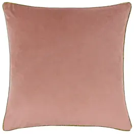 Riva Home Coussin Méridian en velour - Fard à joue & Or