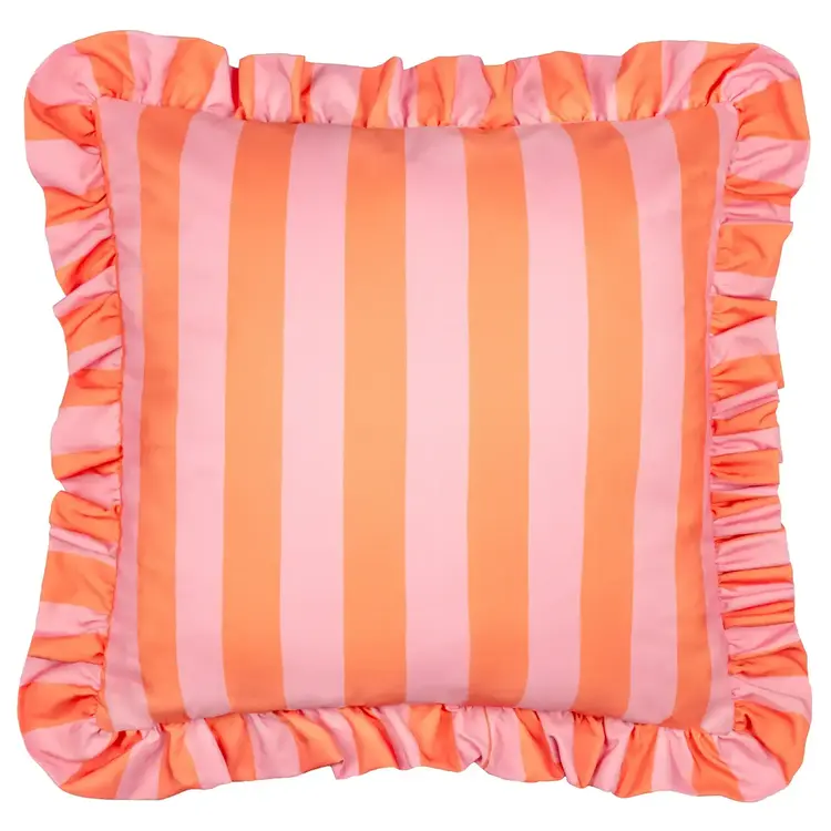 Riva Home Coussin d'extérieur - Palm Royale - Rose & Orange