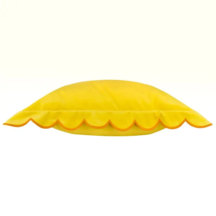Riva Home Coussin en velours - Citron & Gingembre