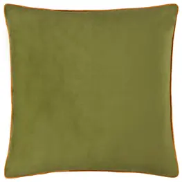 Riva Home Coussin en Velours Meridian - Olive & Gingembre