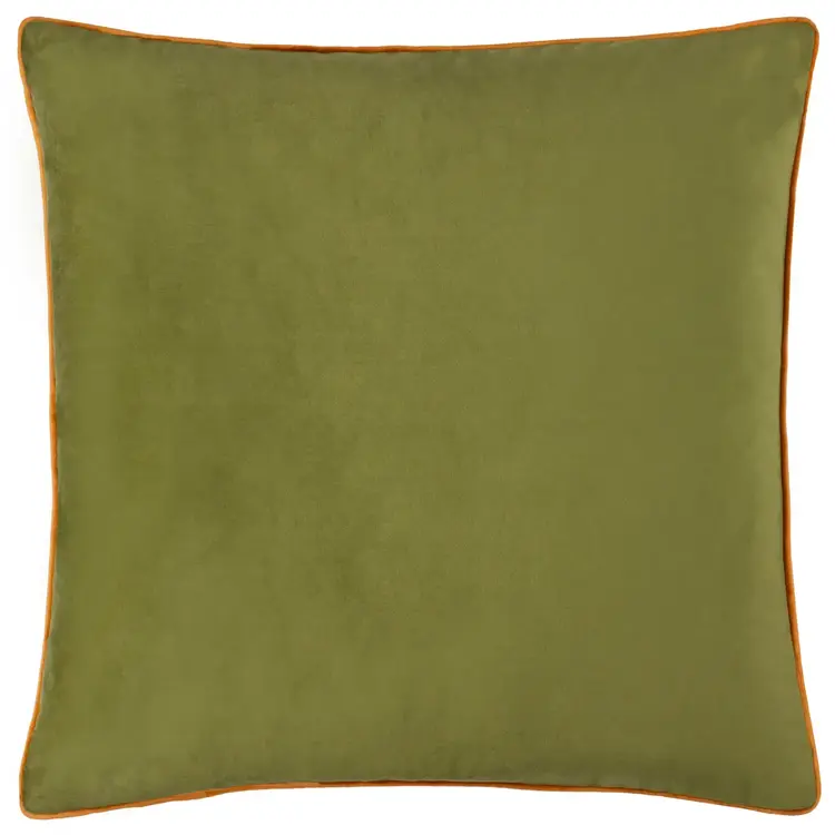 Riva Home Coussin en Velours Meridian - Olive & Gingembre