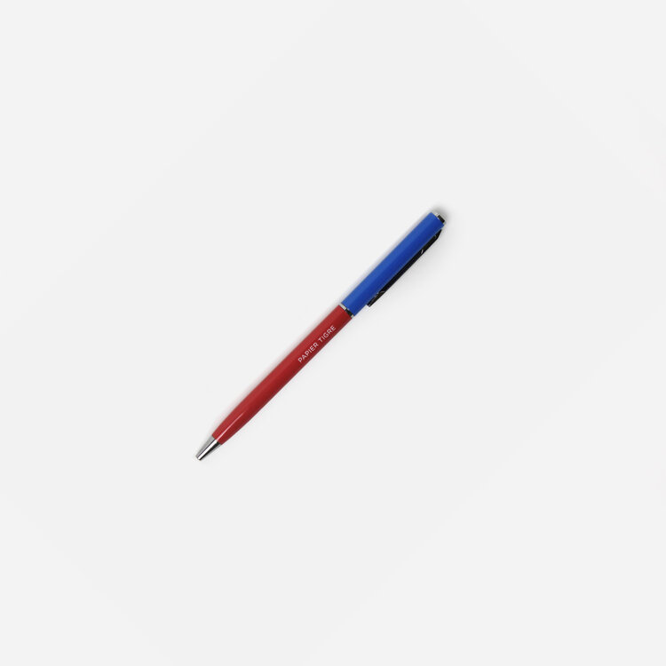 Papier Tigre Stylo à bille - Bleu-brique