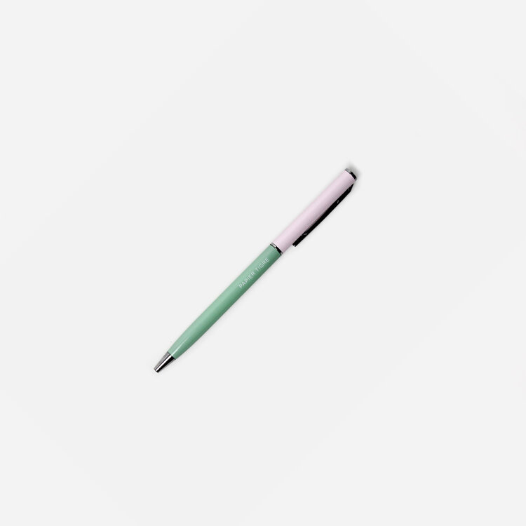 Papier Tigre Stylo à bille - Rose-vert