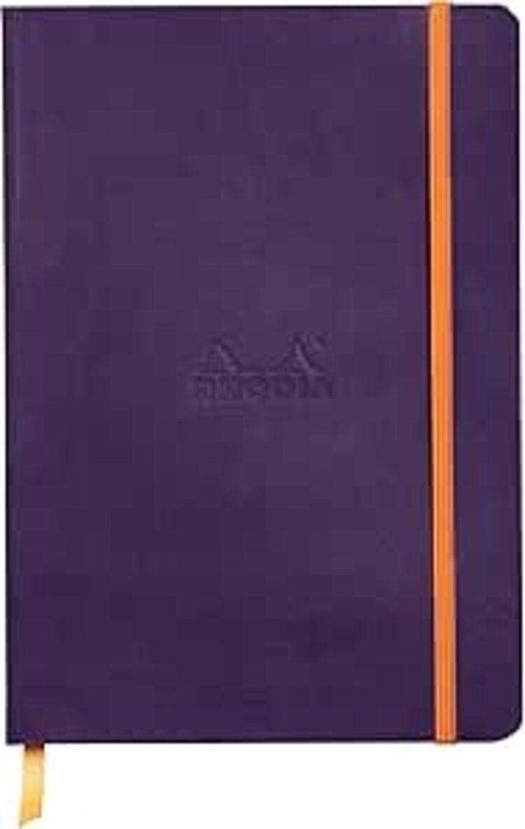 Rhodia Rhodiarama cahier souple ligné - A5 - Aubergine