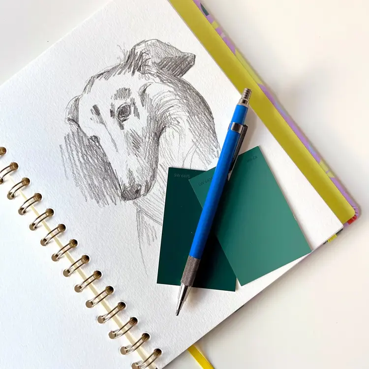 Baltic Club Carnet de croquis - Verdure