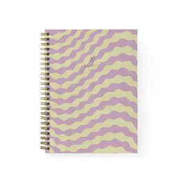 Baltic Club Cahier à spirale en tissu - Limonade