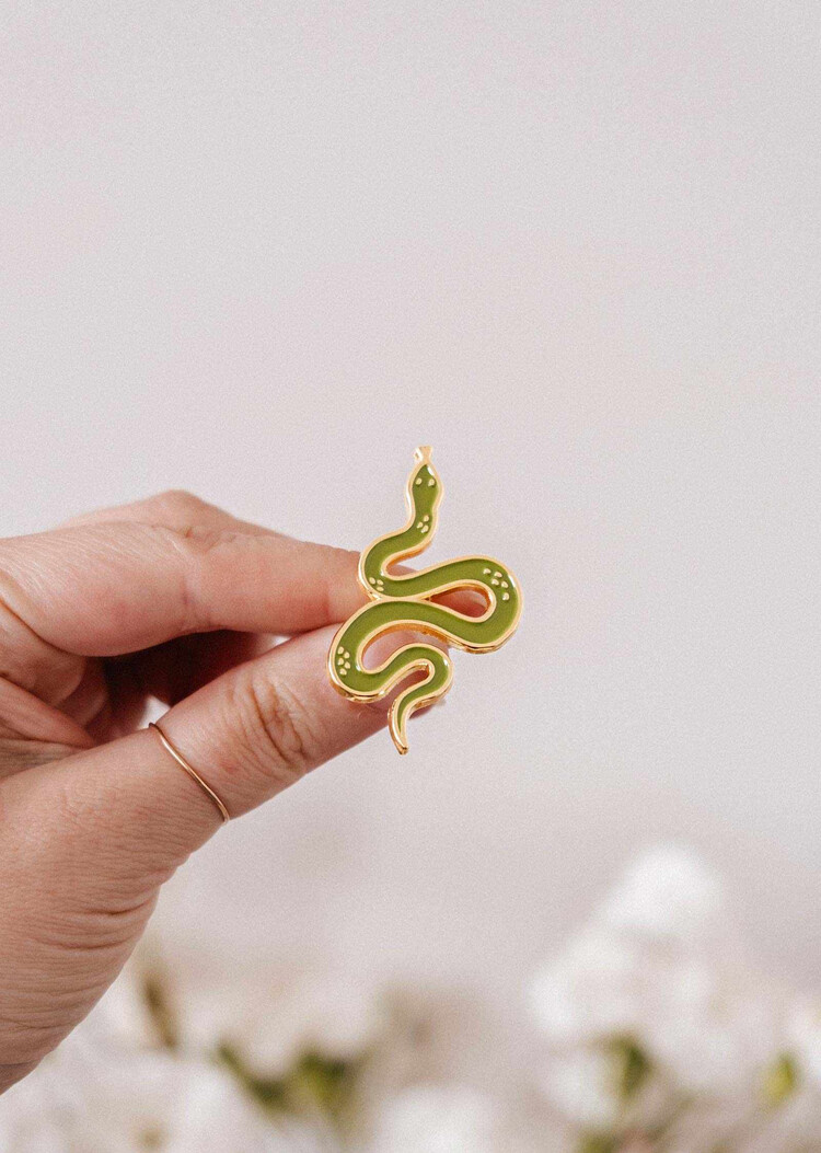 Mimi & August Épinglette - Serpent