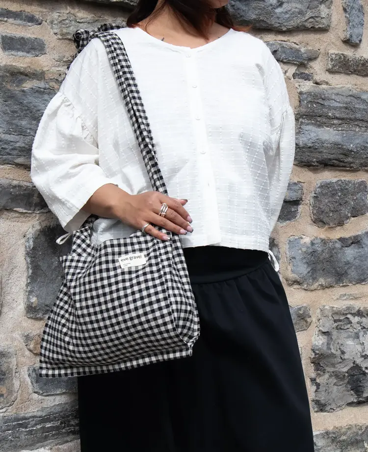 Eve Gravel Le paper bag - Naturel/Noir