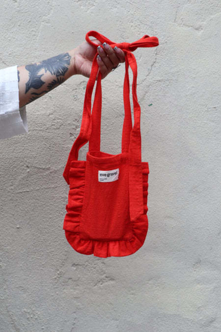Eve Gravel Mini sac à téléphone - Vermillon