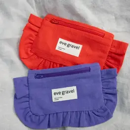 Eve Gravel Pochette à glissière - Pensée
