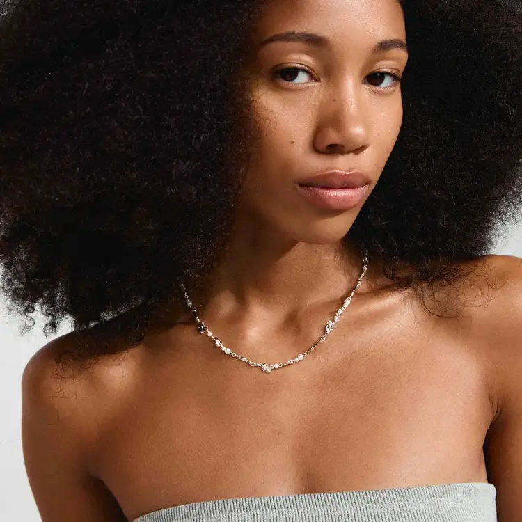 Pilgrim Collier de perles  - Sloan - Argent
