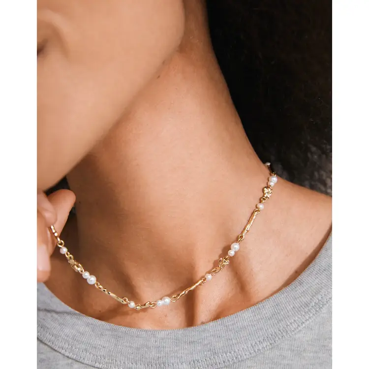 Pilgrim Collier de perles - Sloan - Or