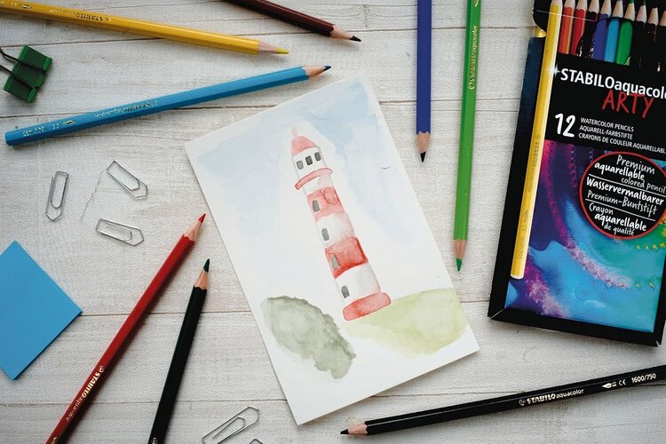 Stabilo STABILO aquacolor - Boîte de 24 crayons