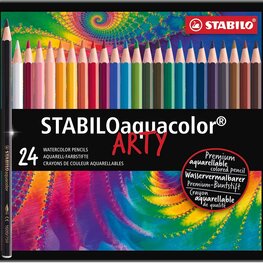 Stabilo STABILO aquacolor - Boîte de 24 crayons
