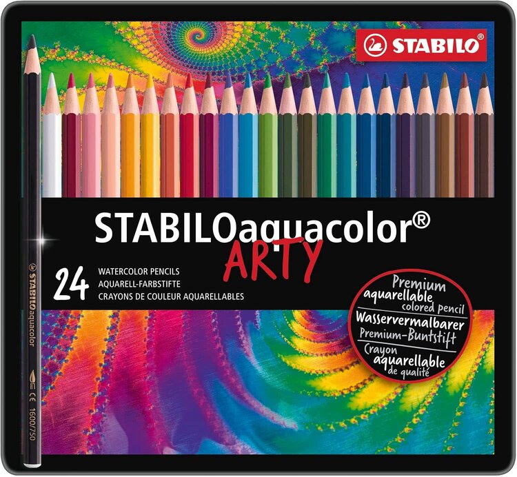 Stabilo STABILO aquacolor - Boîte de 24 crayons