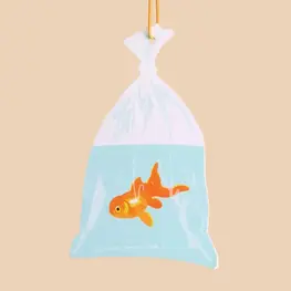 And Here We Are Parfum de voiture - Poisson rouge dans un sac