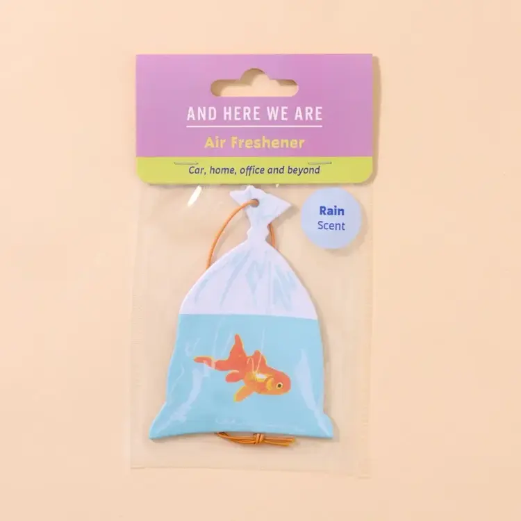 And Here We Are Parfum de voiture - Poisson rouge dans un sac