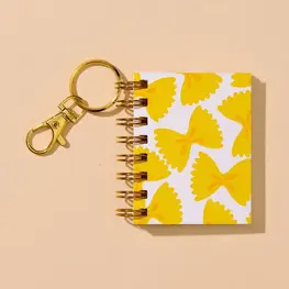 And Here We Are Breloque pour sac mini-carnet - Farfalle