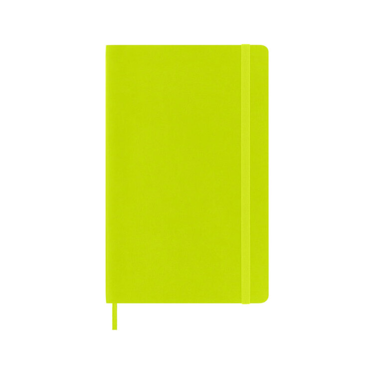 Moleskine Cahier classique souple - Citron - Ligné - Large