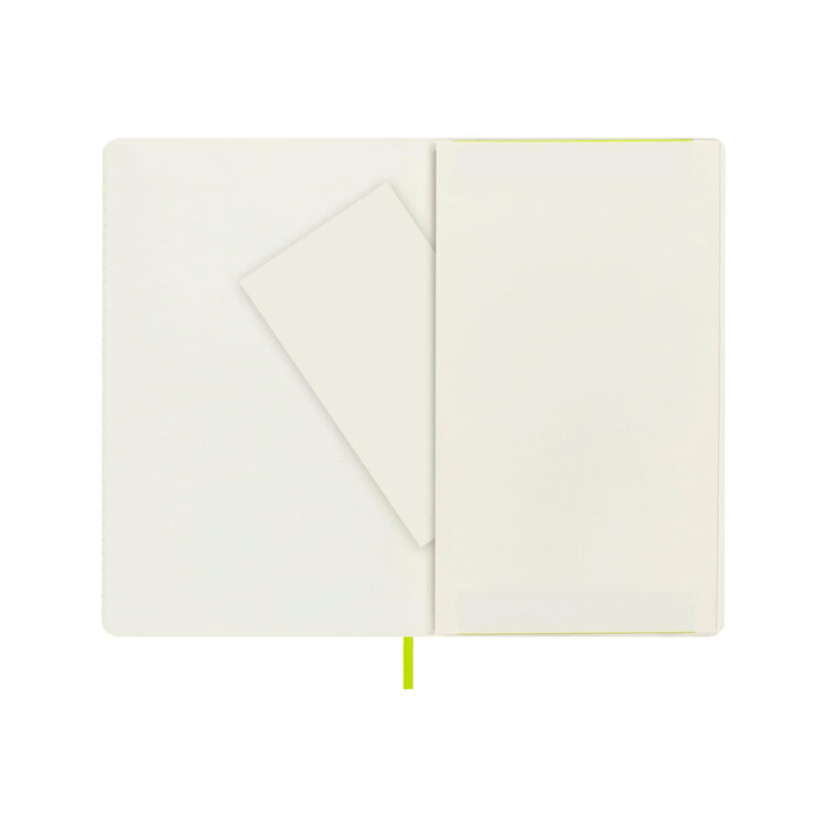 Moleskine Cahier classique souple - Citron - Ligné - Large