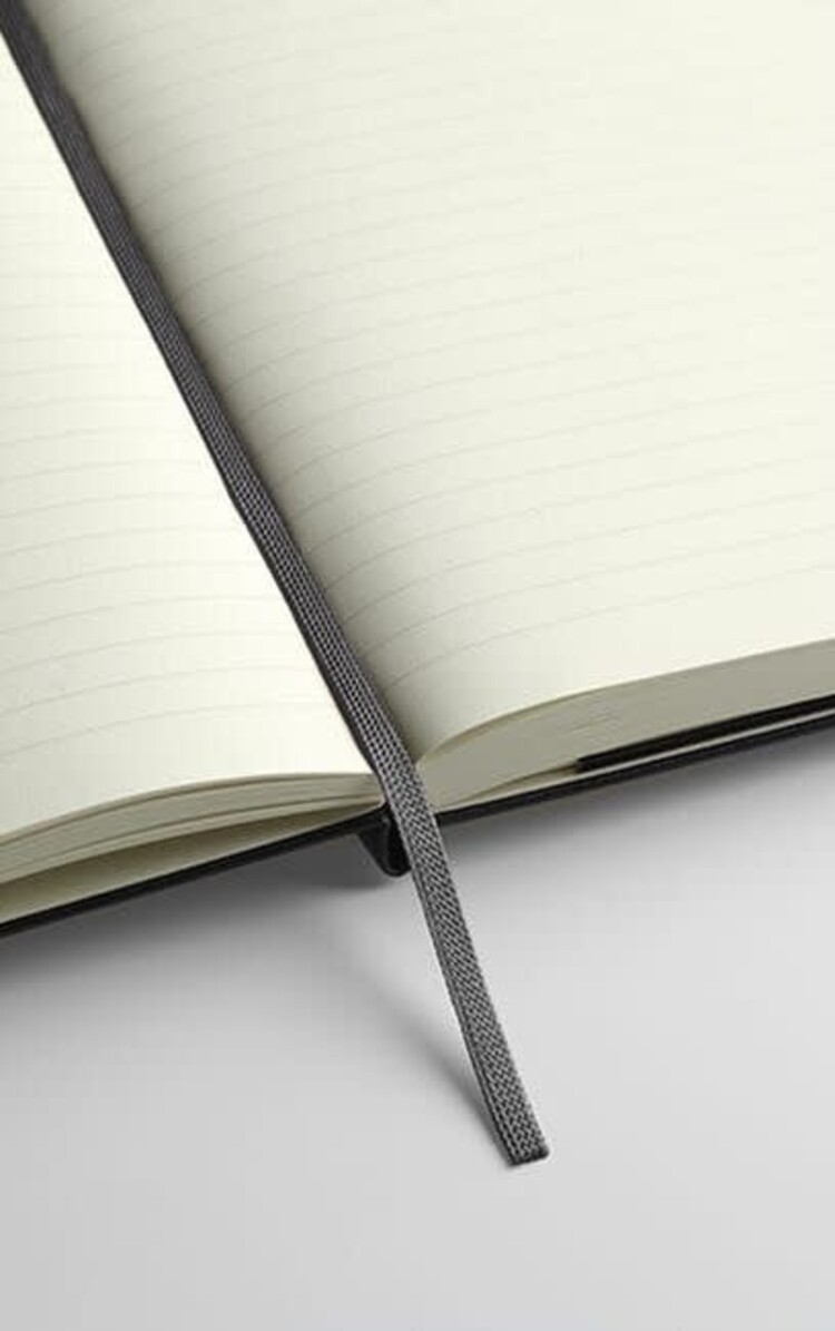 Moleskine Cahier classique souple  - Noir - Ligné - Large