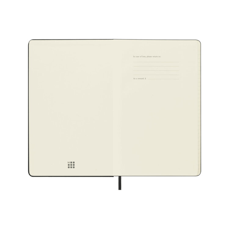 Moleskine Cahier classique souple  - Noir - Ligné - Large