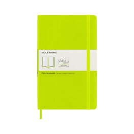 Moleskine Cahier classique souple - Citron - Page blanche - Large